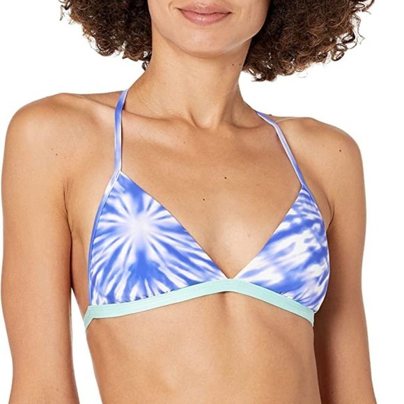 NWT Seafolly Beach Break Action Back Tri in Dazlig Blue